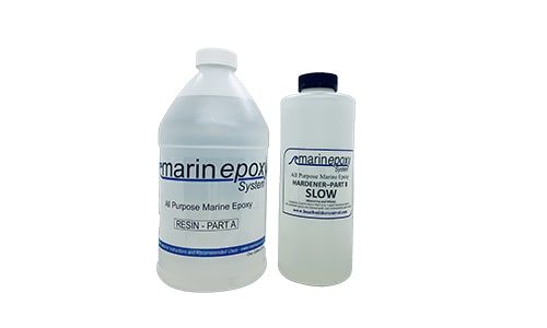 Pro Marine Epoxy Resin and Hardener Kit - 521 System WITH PUMPS, Fiberglass Boat Repair