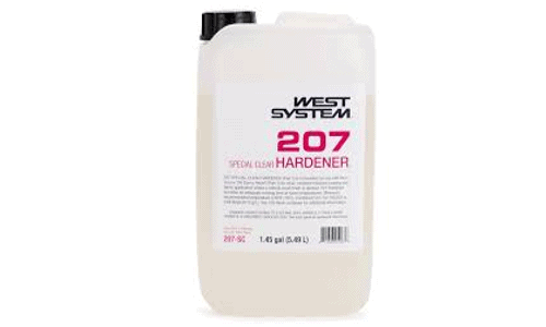 west system 207 special clear hardener 1.45 gallon c