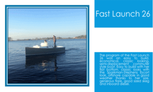 Fast Launch 26 Boat Plans (FL26)