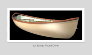 MI Bateau Round Chine Boat Plans (MI12S)