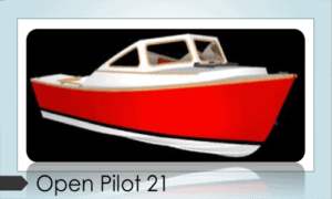 Open Pilot 21 Boat Plans (OP21)