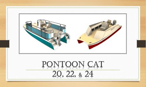 Pontoon Cat Boat Plans (PC20) - Boat Builder Central