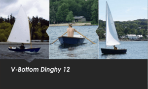 V-Bottom Dinghy 12 Boat Plans (V12)