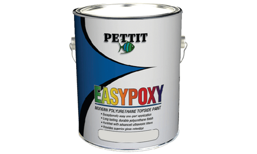 PETTIT PAINT EZ-Poxy Modern Polyurethane Topside Paint, Semi-Gloss White,  Gallon