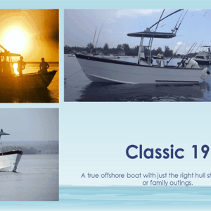 Classic 19 Center Console Boat Plans (C19)