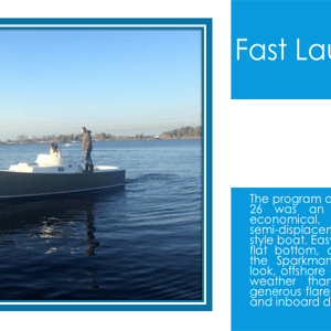 Fast Launch 26 Boat Plans (FL26)