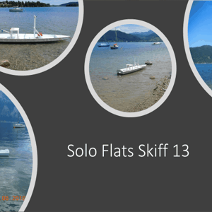 Solo Flats Skiff Boat Plans (FS13)