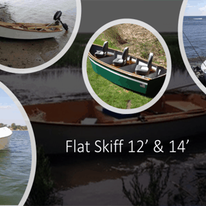 Flat Skiff 12 Boat Plans (FL12)