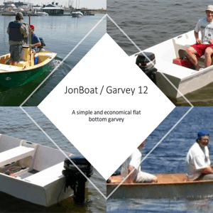Jon Boat / Garvey 12 Boat Plans (GF12)