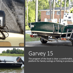 Jon Boat / Garvey 15 Boat Plans (GV15)