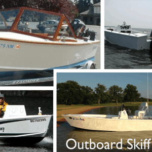 Outboard Skiff 17 Boat Plans (OB17)