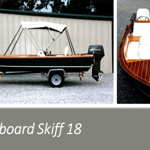 Outboard Skiff 18 Boat Plans (OB18)