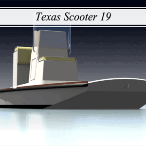 Texas Scooter 19 Boat Plans (XFTS19)